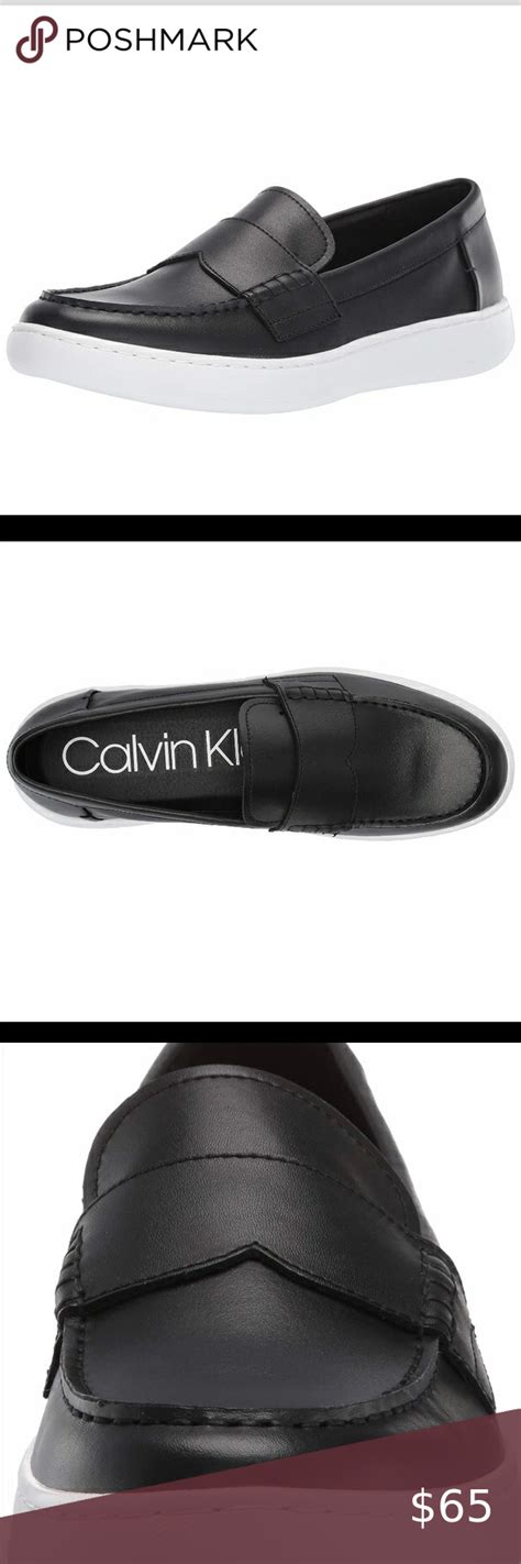 calvin klein sliders cheap|Calvin Klein slip on loafers.